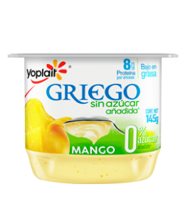 YOGHURT GRIEGO BATIDO SIN AZÚCAR MANGO
